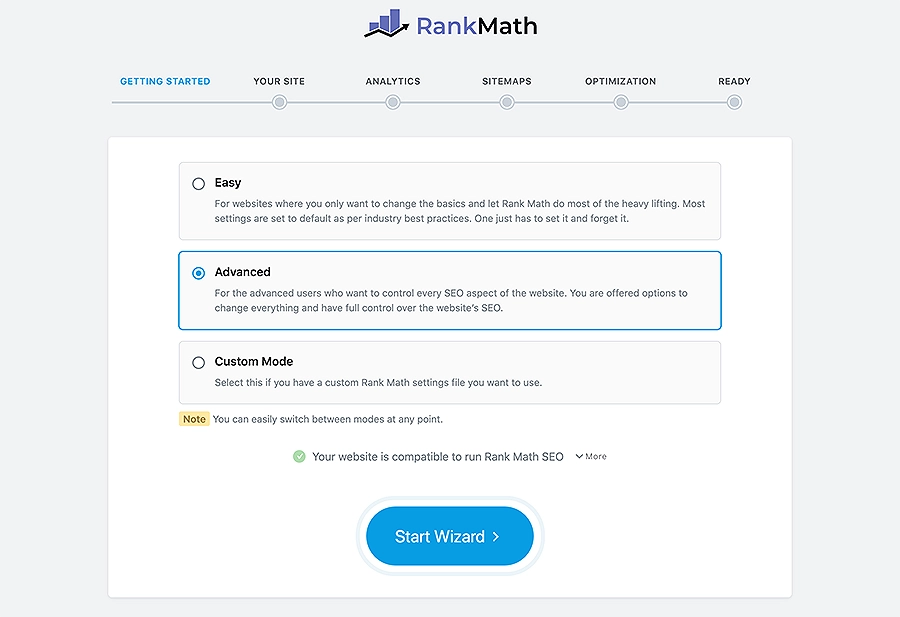 Rank Math automated setup wizard | Premium Website Templates & Themes | Travolgi Themes