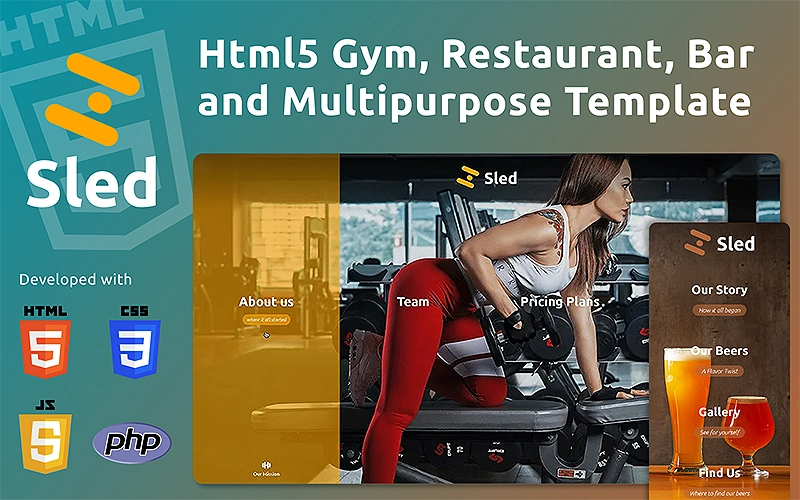 Sled Html5 Gym and Multipurpose Template | Premium Website Templates & Themes | Travolgi Themes Sled Html5 Gym and Multipurpose Template | Premium Website Templates & Themes | Travolgi Themes